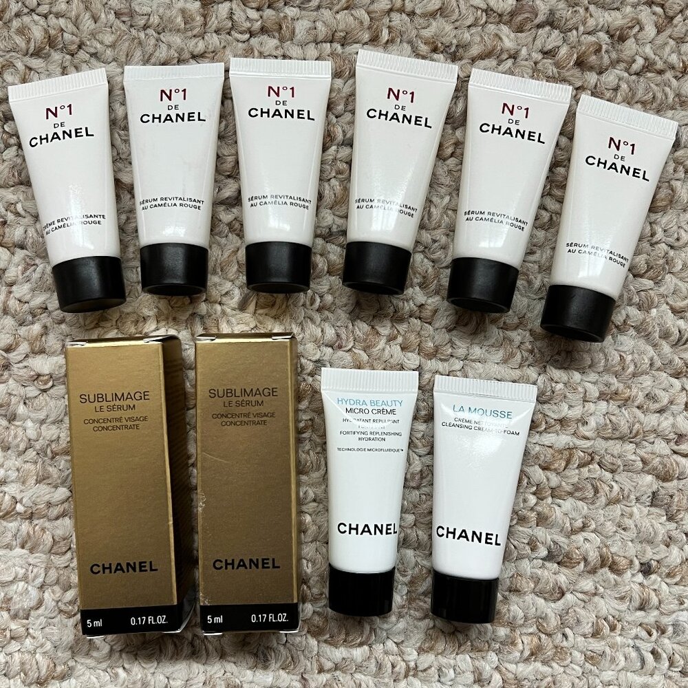 NEW & BUNDLE N°1 DE CHANEL Serum & Cream, Sublimage Le Serum, Hydra Beauty Minis